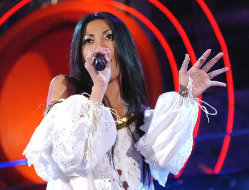 Anggun at Festivalbar 2005 in Viterbo (19/06/2005)